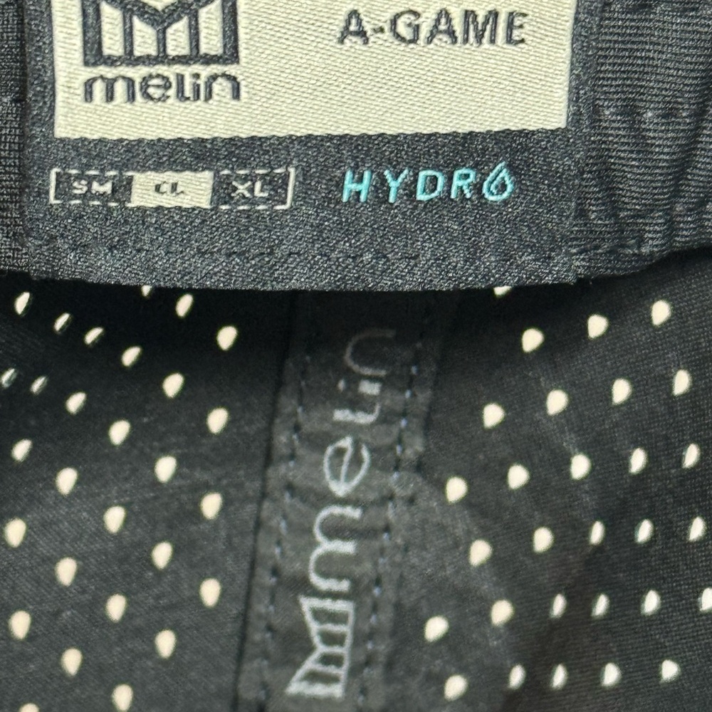 COPY - MELIN Hat Hydro A Game Ocean Heather Blue Mens SnapBack NWT - Picture 4 of 8